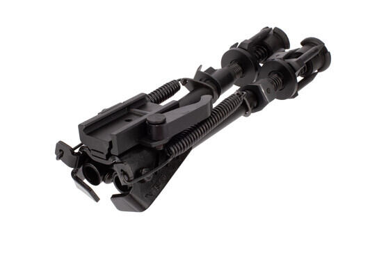 VISM KPM 8.5in to 11in Bipod from NcSTAR features steel spring loaded talons that provide increased traction